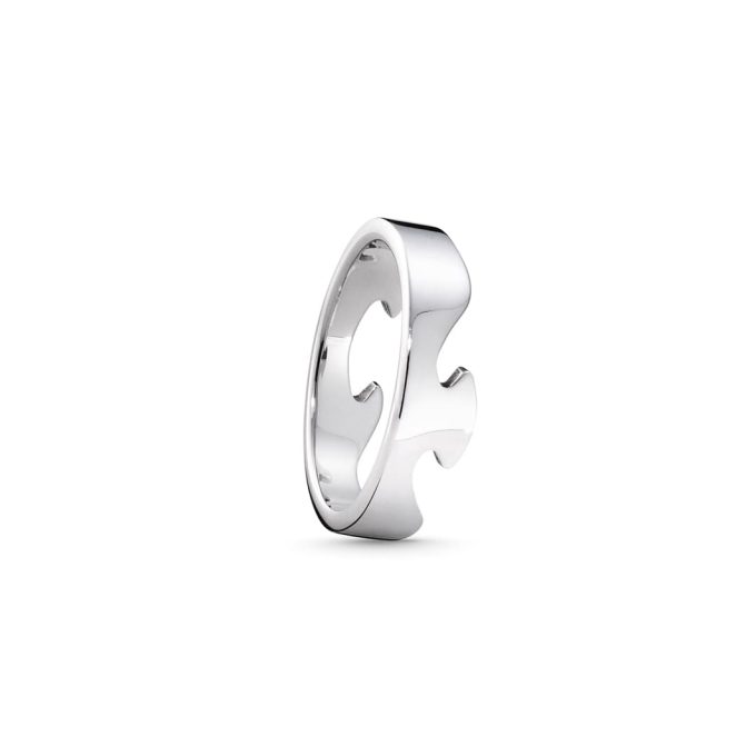 Georg Jensen Fusion End Ring 18ct White Gold