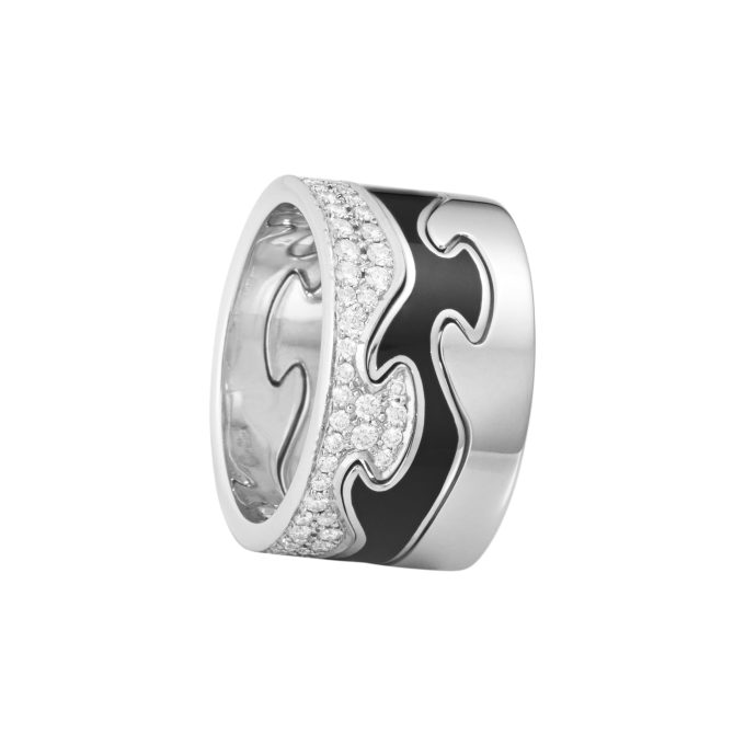 Georg Jensen Fusion End Ring 18ct White Gold