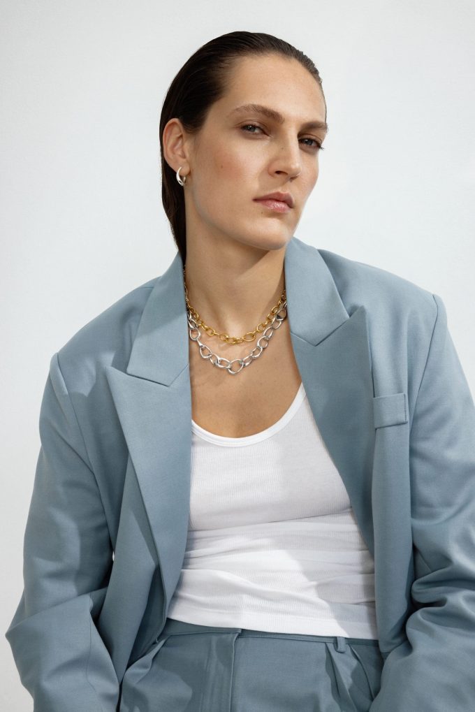 Georg Jensen Offspring Graduated Necklace