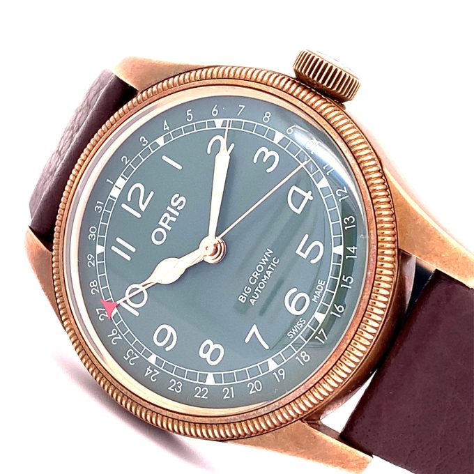 Oris Bronze Pointer Aviation Automatic Watch 01 754 7741 3167-07 5 20 58BR