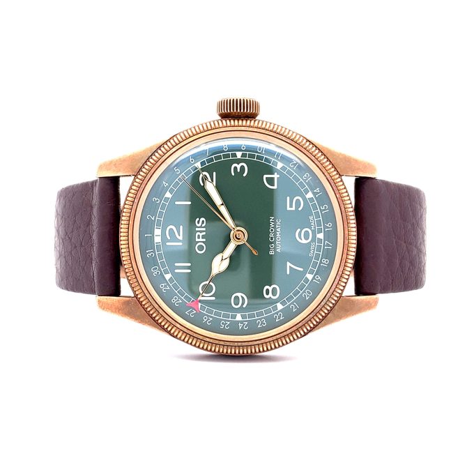 Oris Bronze Pointer Aviation Automatic Watch 01 754 7741 3167-07 5 20 58BR