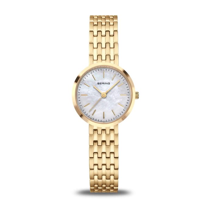 Bering Ladies Two Tone Mother of Pearl Watch 19126-734