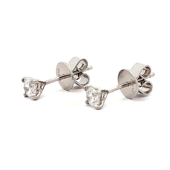 0.48ct Diamond Platinum Stud Earrings