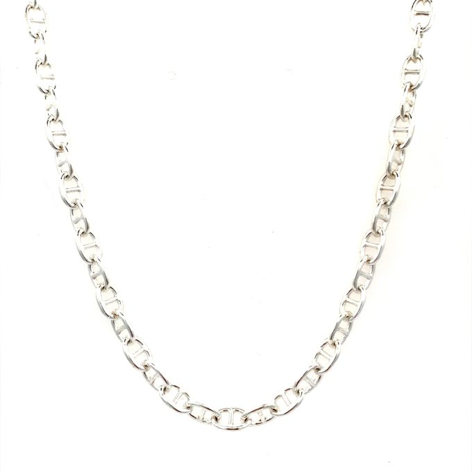 Silver Anchor Link Chain - 20 Inch