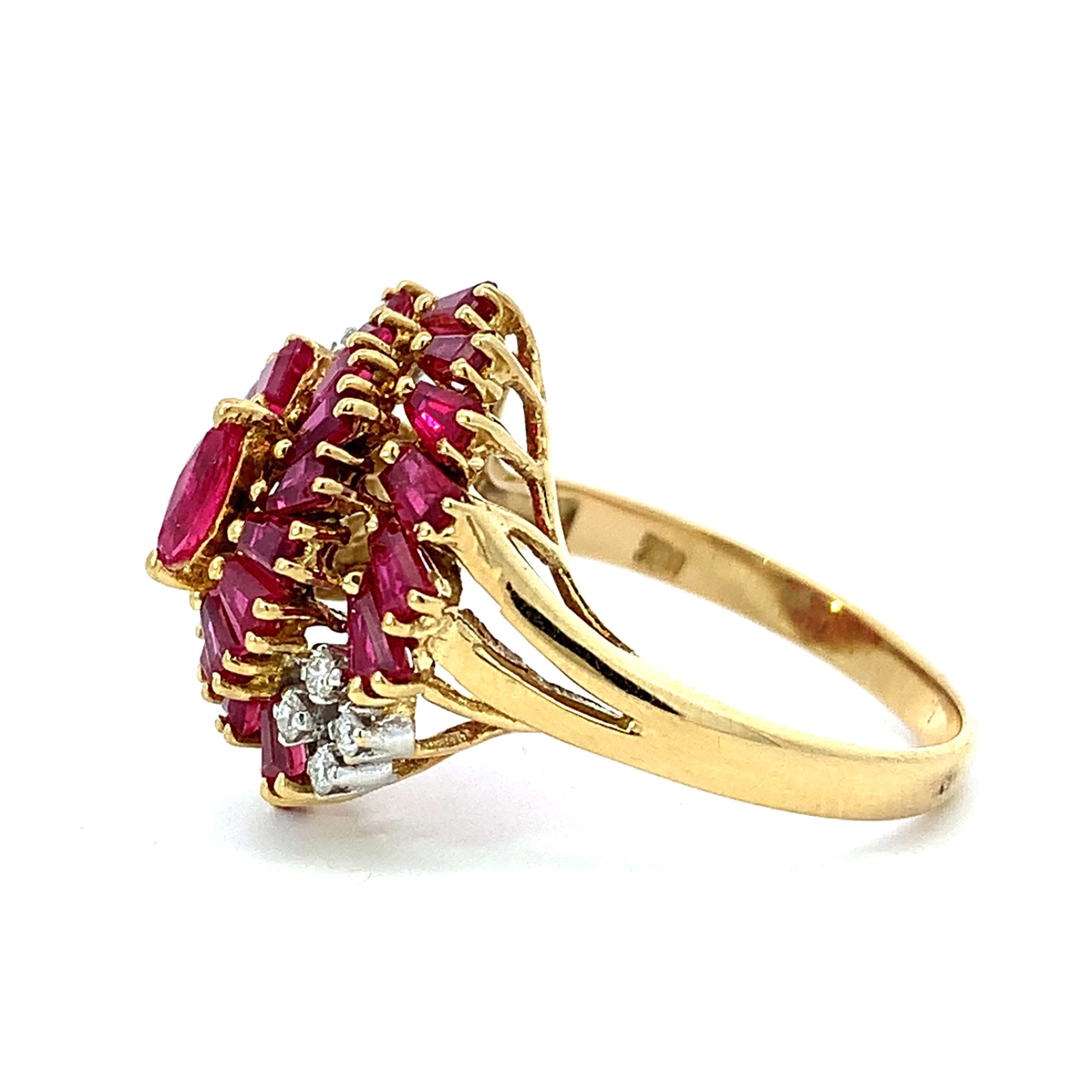 Ruby and Diamond Dress Ring