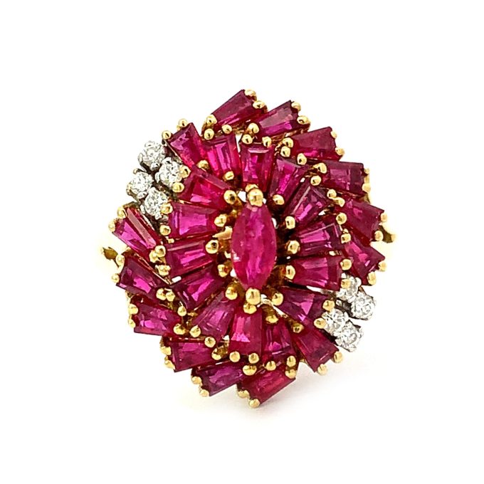 Ruby and Diamond Dress Ring