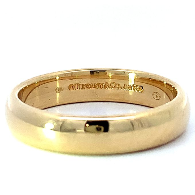 Tiffany & Co.18ct Gents Gold Court Band