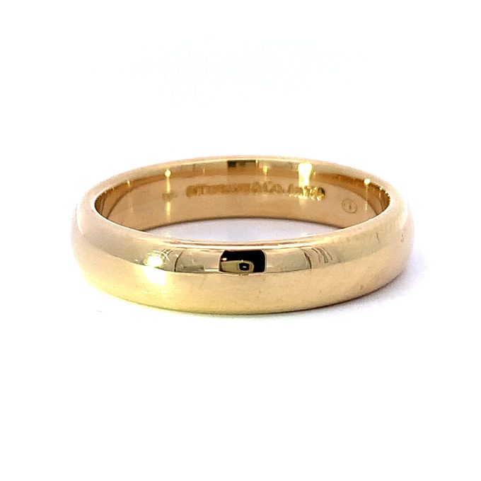 Tiffany & Co.18ct Gents Gold Court Band