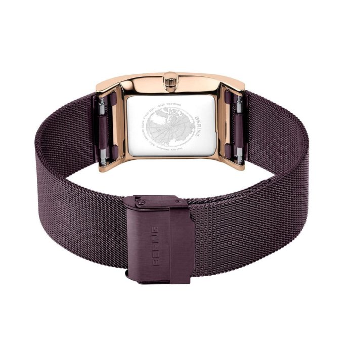 Bering Ladies Rose Gold Square Dial Watch 10426-262-S
