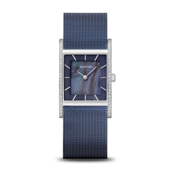 Bering Ladies Midnight Square Dial Watch 10426-397-S