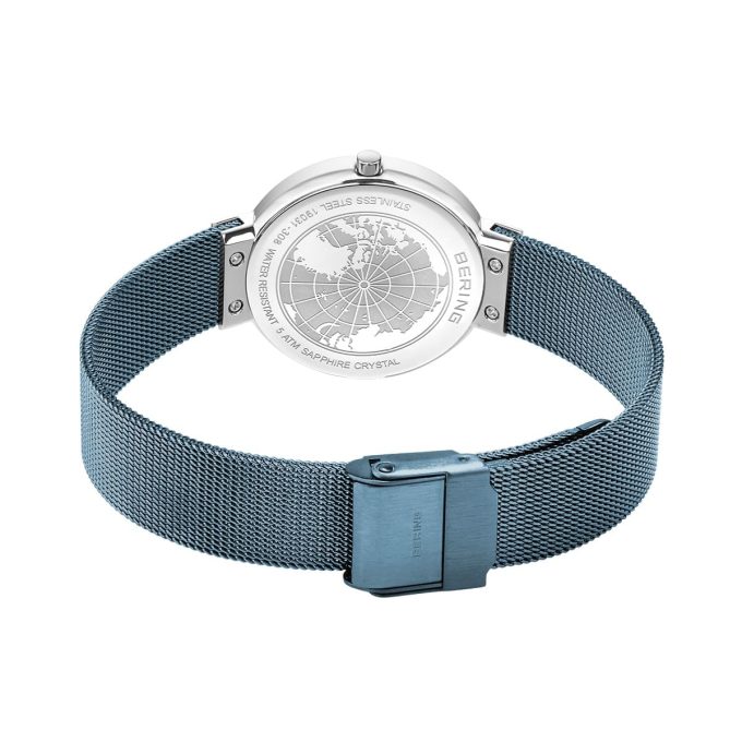Bering Ladies Blue Radial Watch 19031-308