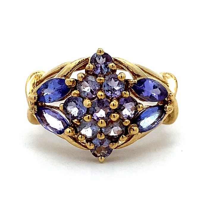 Yellow Gold Tanzanite Dress Ring