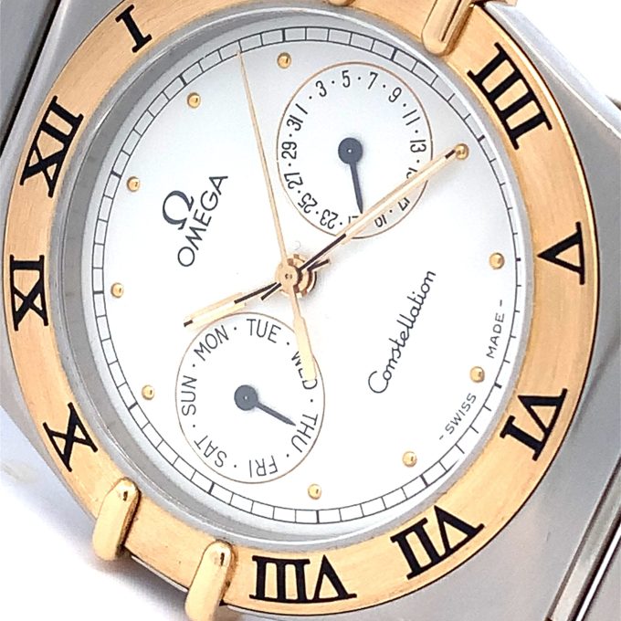 Omega Gents Manhatten Constellation Day / Date Watch 396.1070