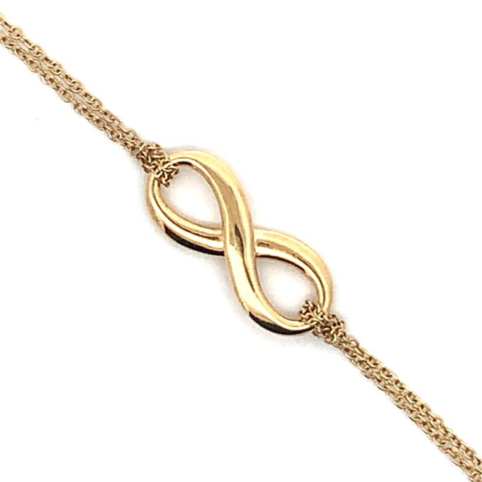 Tiffany & Co. 18ct Yellow Gold Infinty Bracelet