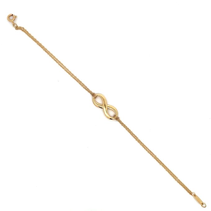 Tiffany & Co. 18ct Yellow Gold Infinty Bracelet
