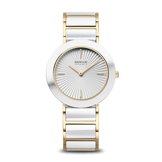 Bering 34mm Gold / Ceramic Watch 11435-758