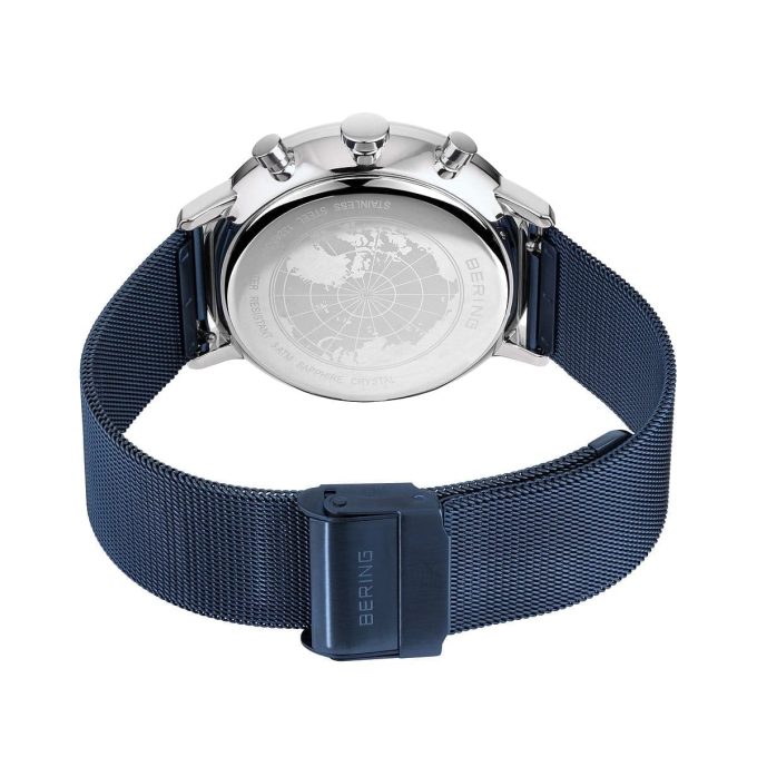 Bering Gents Brushed Blue Day/Date Watch 13242-307