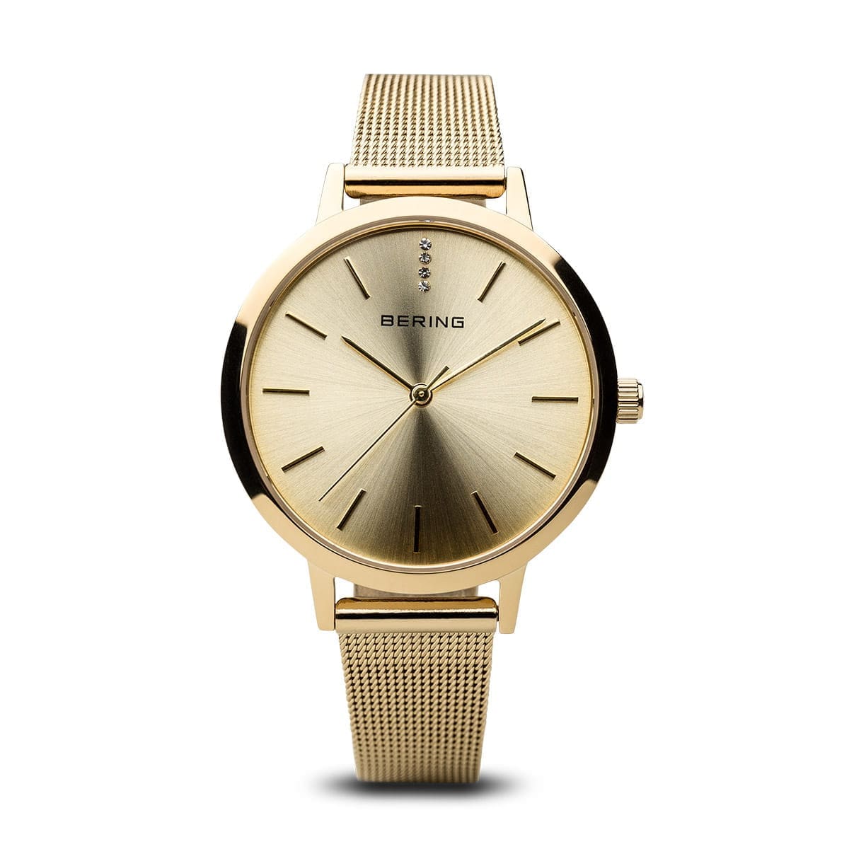 Bering Ladies Classic Gold Watch 13434-333