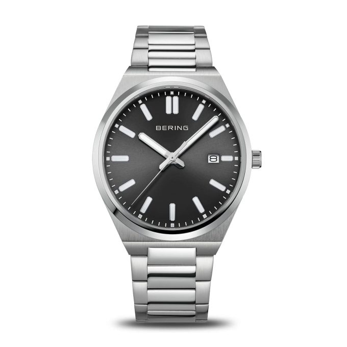 Bering Stainless Steel Classic Date Watch 17639-702