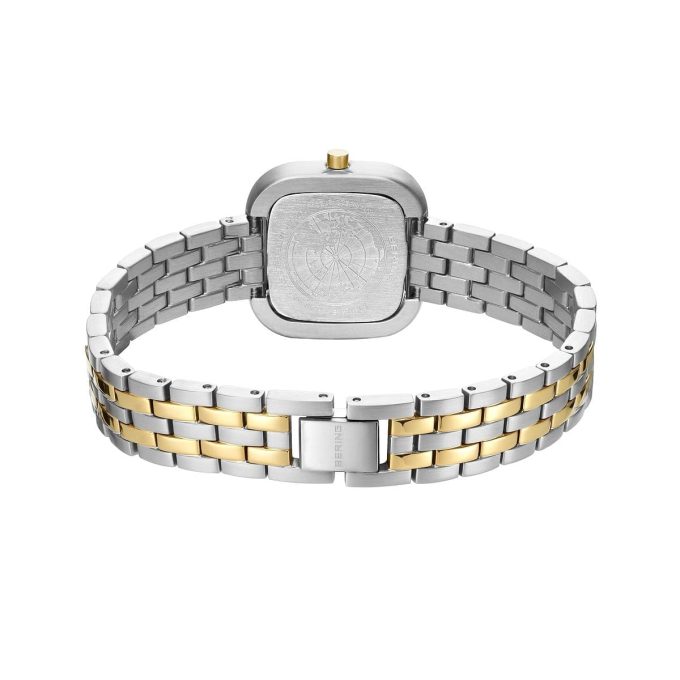 Bering Ladies Square Classic Two Tone Watch 17926-714