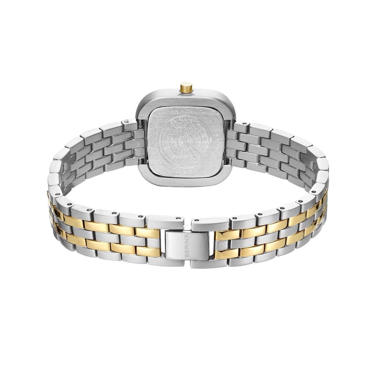 Bering Ladies Square Classic Two Tone Watch 17926-714