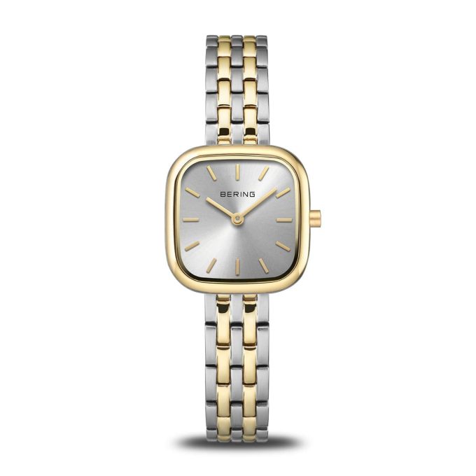 Bering Ladies Square Classic Two Tone Watch 17926-714