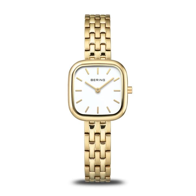 Bering Ladies Square Classic Gold Watch 17926-734