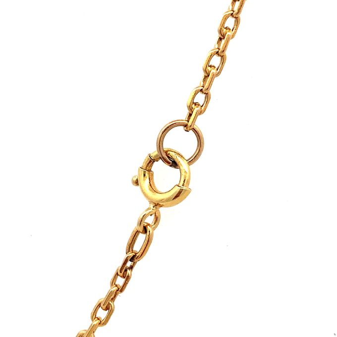 18ct Yellow Gold Filed Trace Link Chain