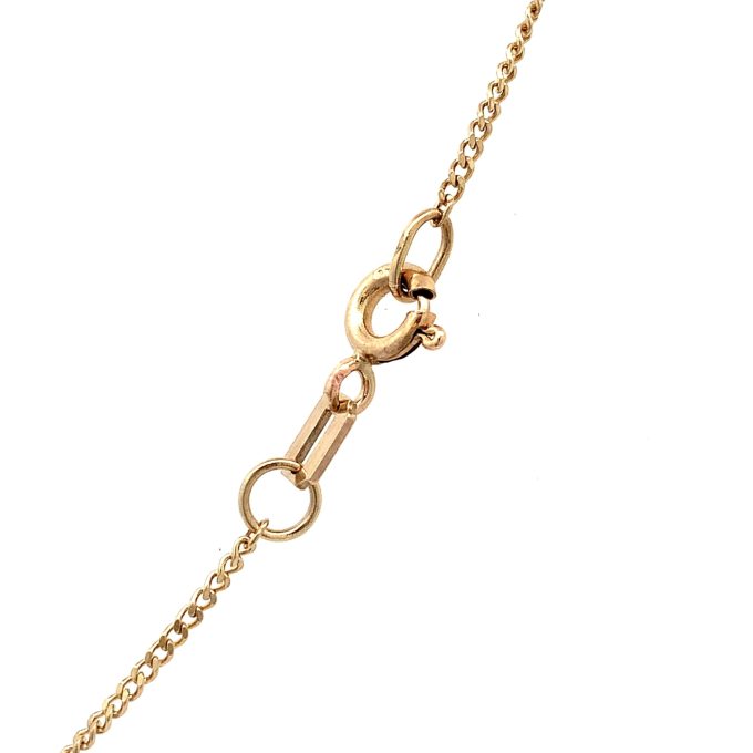 0.25ct Diamond Solitaire Yellow Gold Necklace