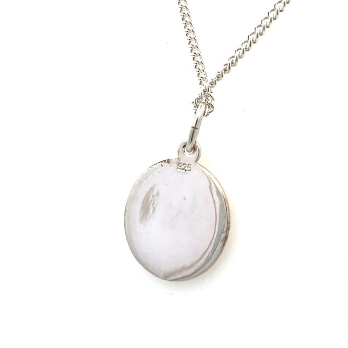 16mm Silver Saint Christopher Pendant & Chain