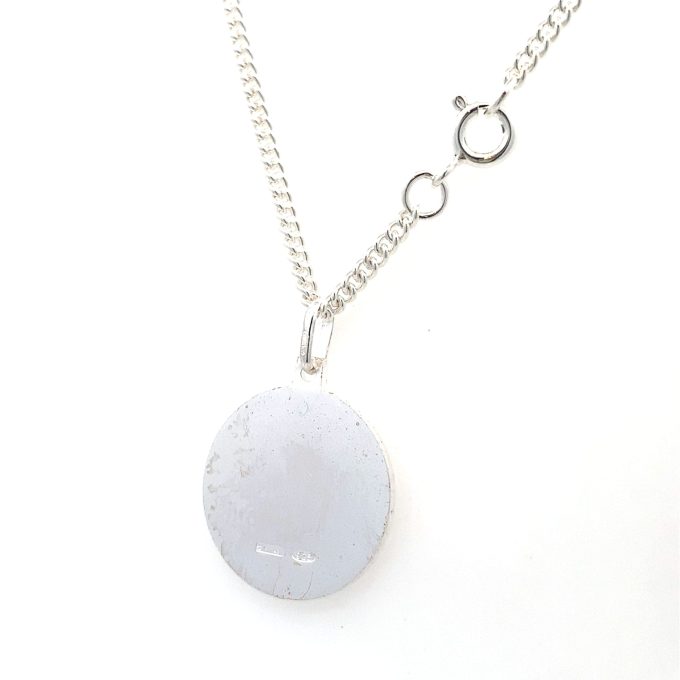18mm Silver Saint Christopher Pendant & Chain