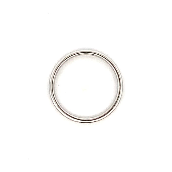 Platinum Ladies Court Band - 2mm