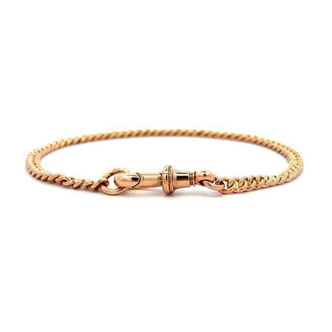 9ct Yellow Gold Watch Chain Bracelet