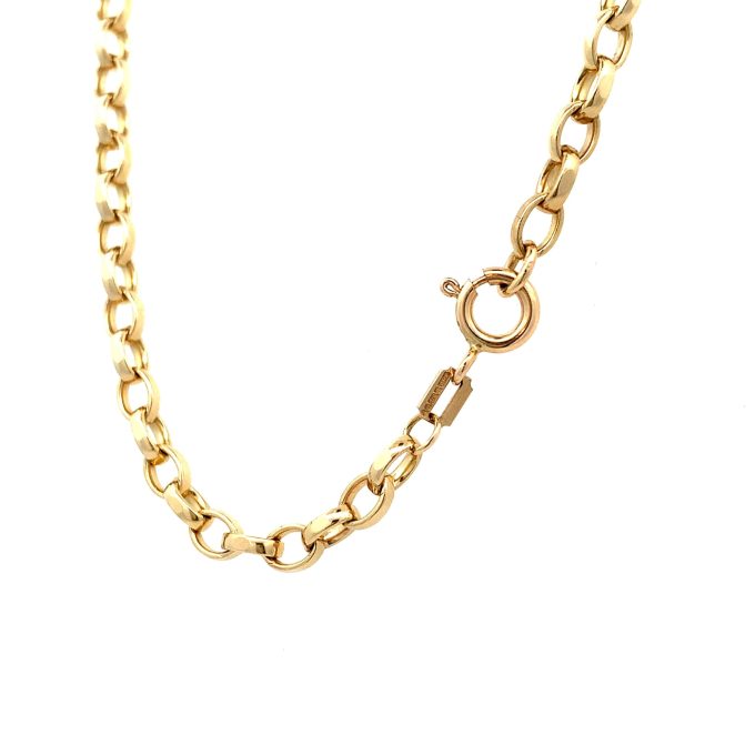 9ct Yellow Gold Filed Belcher Link Chain