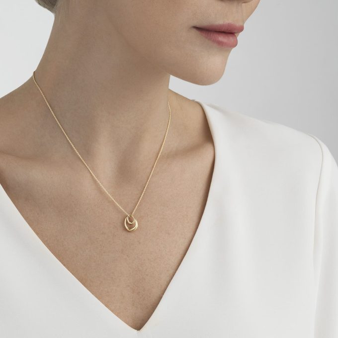 Georg Jensen Gold Offspring Necklace