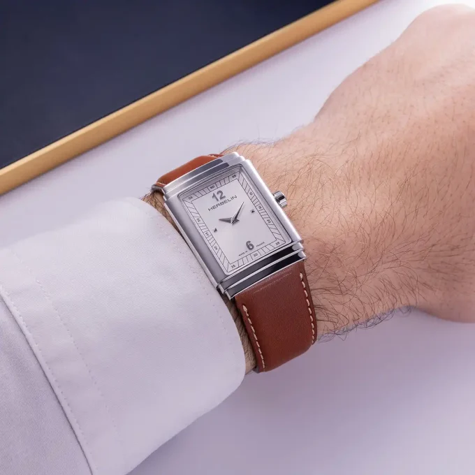 Herbelin Gents Art Deco Steel Watch 17567AP22GD