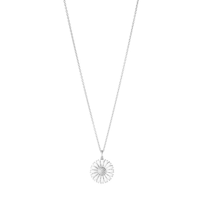 Georg Jensen White Daisy Stud Earrings
