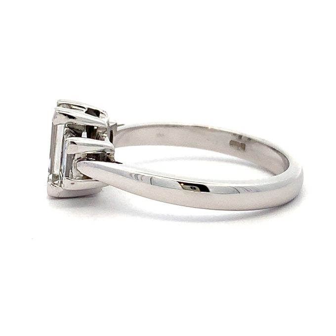 1.95ct Diamond White Gold Trilogy Ring