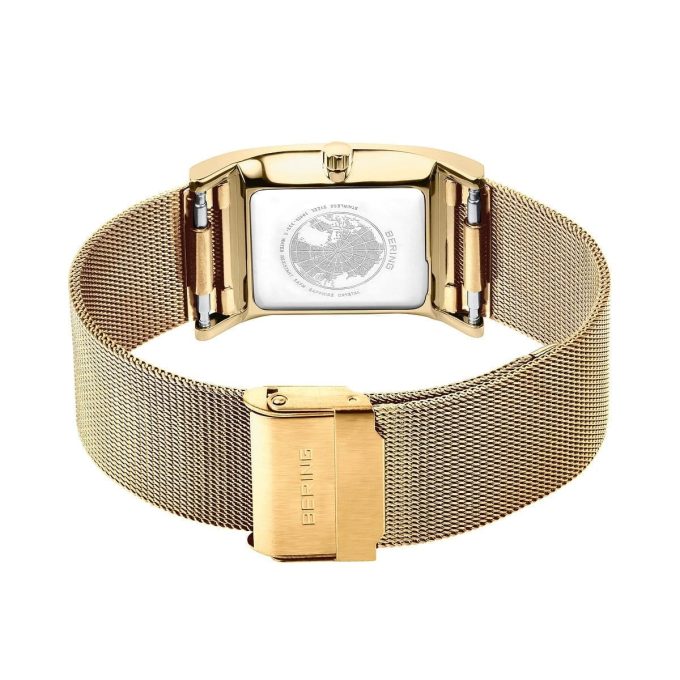Bering Ladies Gold Square Dial Watch 10426-333-S