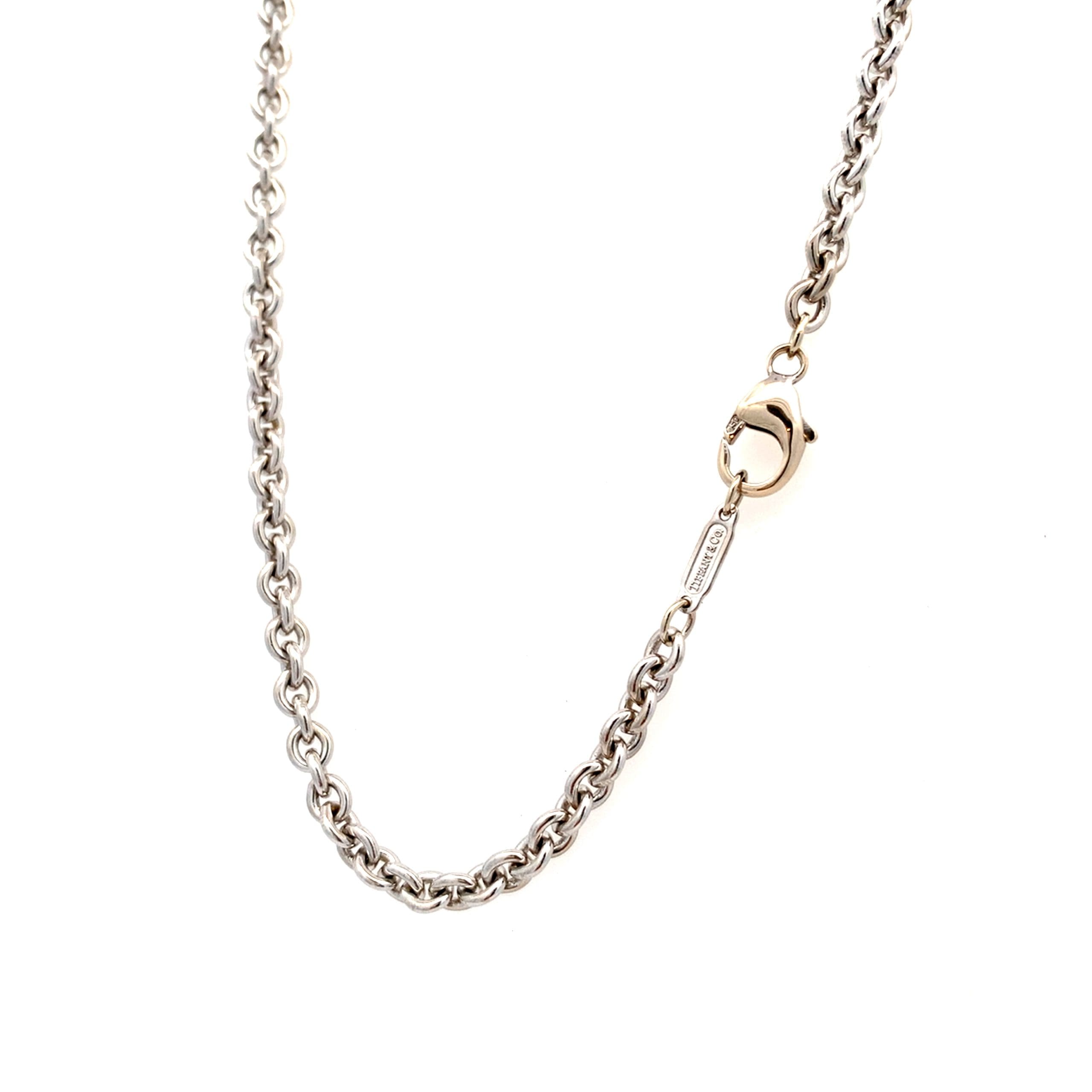 Tiffany & Co. 18ct White Gold Heavy Trace Chain