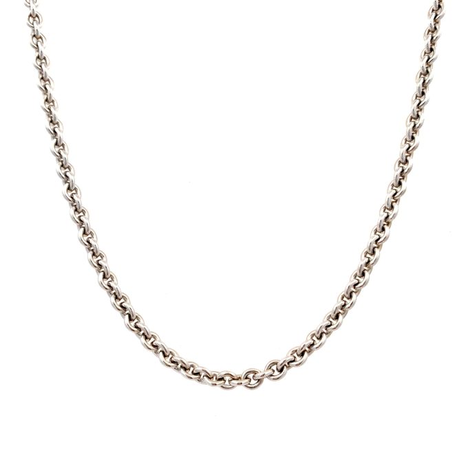 Tiffany & Co. 18ct White Gold Heavy Trace Chain