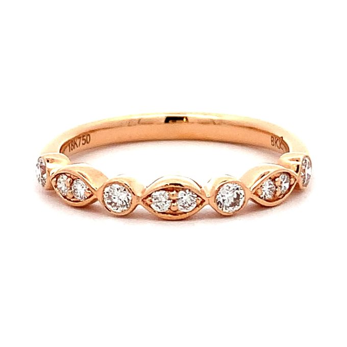 Diamond Rose Gold Eternity Ring