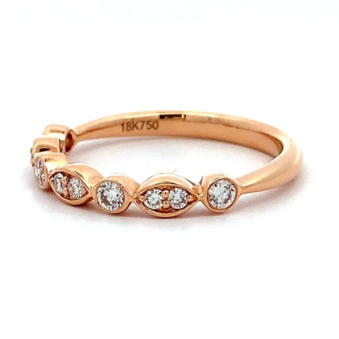 Diamond Rose Gold Eternity Ring