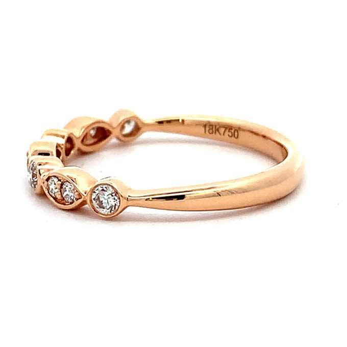 Diamond Rose Gold Eternity Ring