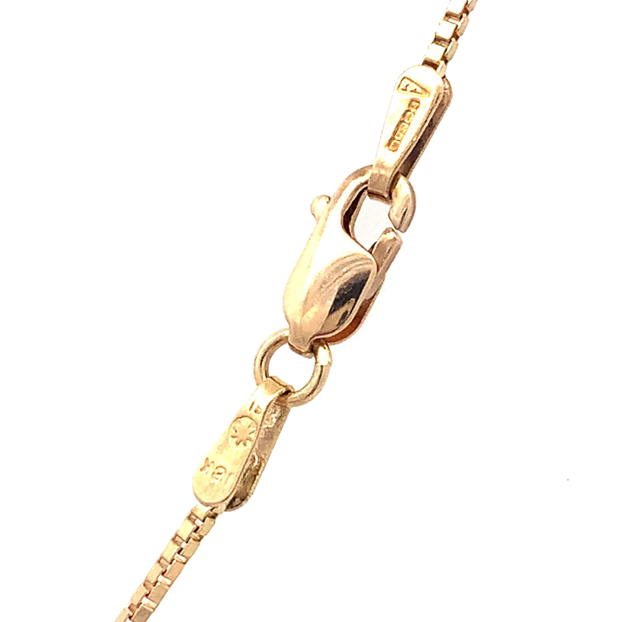 18ct Gold Sapphire and Diamond Cross