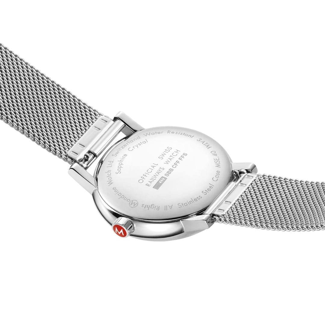 Mondaine Evo2 40mm Mesh Watch MSE.40110.SM