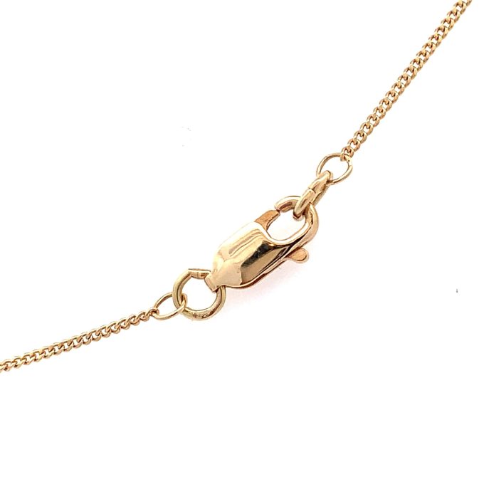 18ct Gold Ruby Locket Necklace