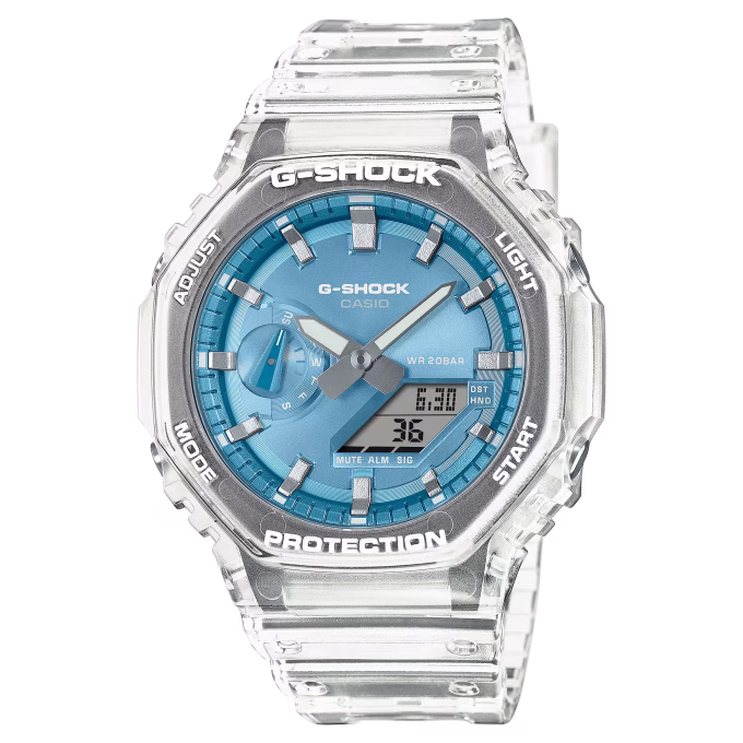 Casio Sky Blue / Clear G-Shock Watch GA-2100BM-7A2ER