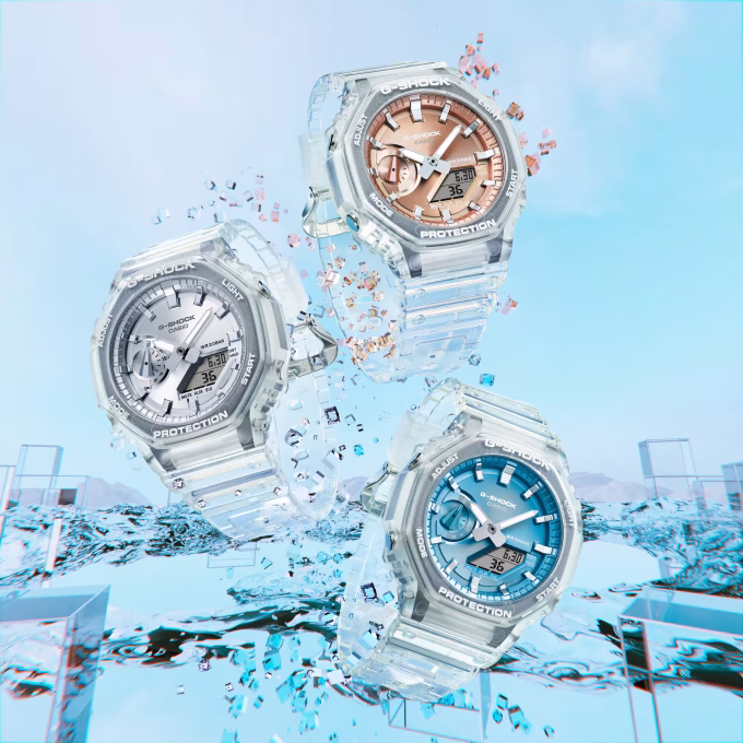 Casio Sky Blue / Clear G-Shock Watch GA-2100BM-7A2ER