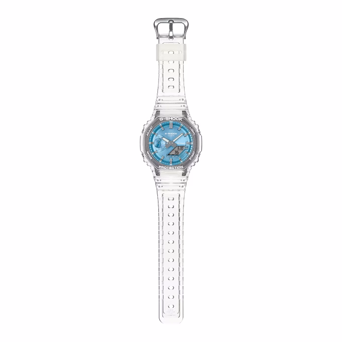 Casio Sky Blue / Clear G-Shock Watch GA-2100BM-7A2ER